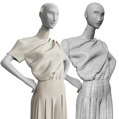 Women's clothing on mannequins — Ver 4