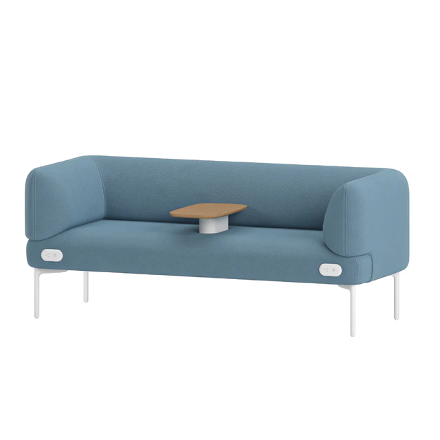 Haworth Cabana Sofa S9C2-0 With Integrated Table — Скачать