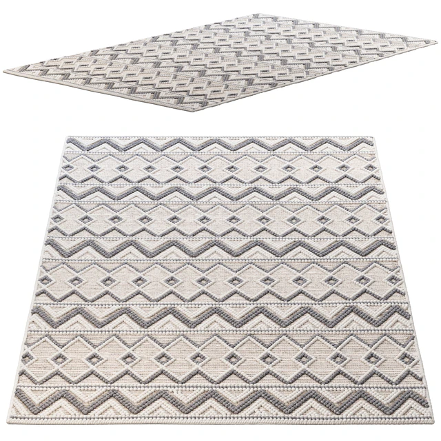 Pirlo Boho Farmhouse Wool Area Rug — Скачать