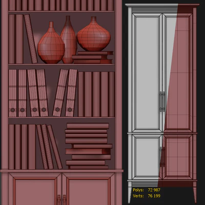 Swing wardrobe / showcase Taylor. Cabinet / bookcase by Metner — Ver 3