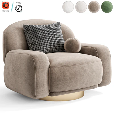Swivel Chair Unide by Eichholtz — Ver 4