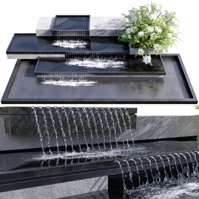 WATERFALL FOUNTAIN CASCADE NO16 — Descargar