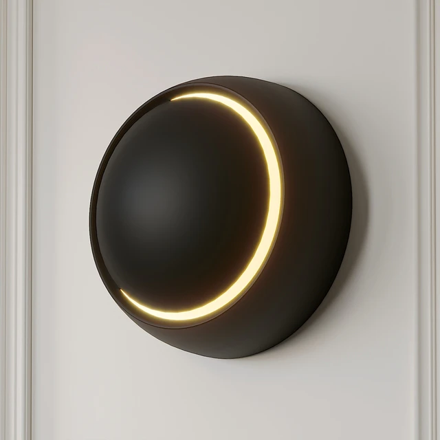 Grnflashing Crescent Round Wall Lamp — Скачать