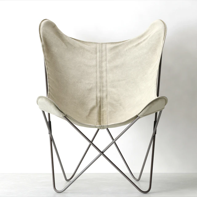 RH/ TYE STONEWASHED CANVAS BUTTERFLY CHAIR — Скачать