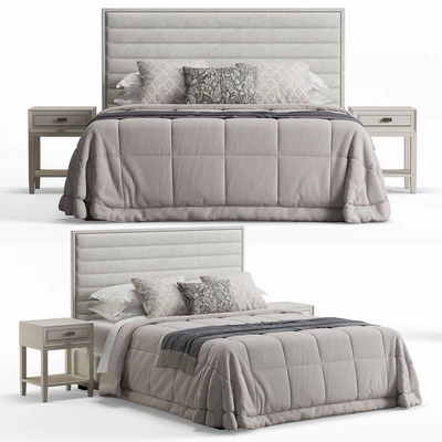 Upholstered Westbury Rectangular Bed — Вид 1