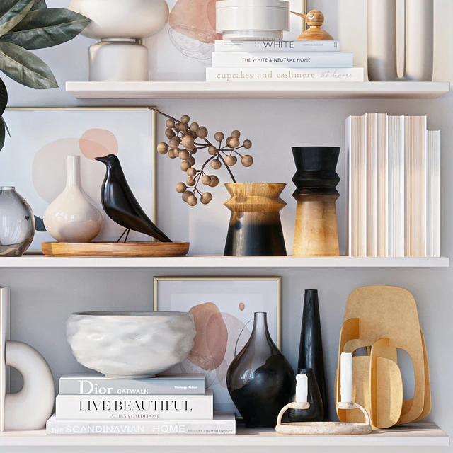 Shelves with decor — Descargar