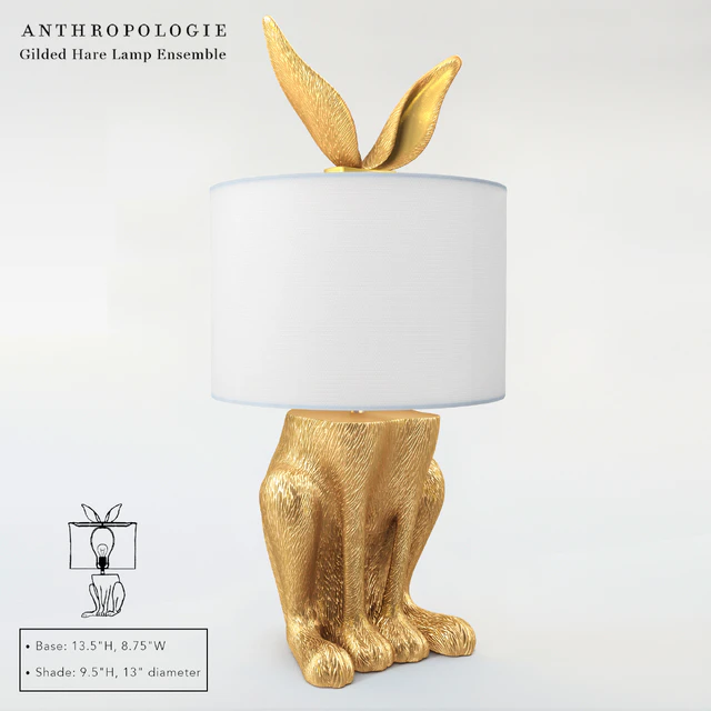 Gilded Hare Lamp Ensemble — Скачать