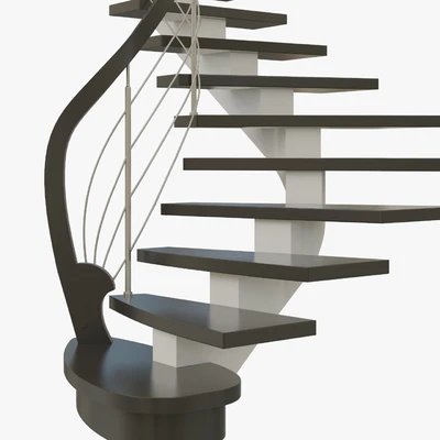 modern angular staircase — View 3