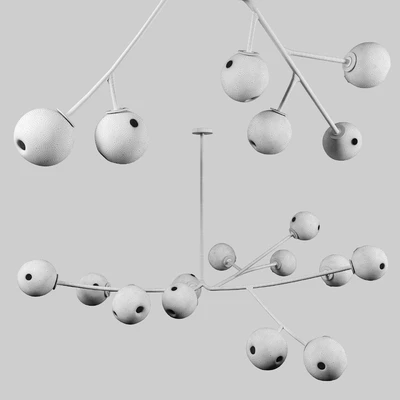 BOCCI 28 Armature Chandelier 13 pieces — Ver 2