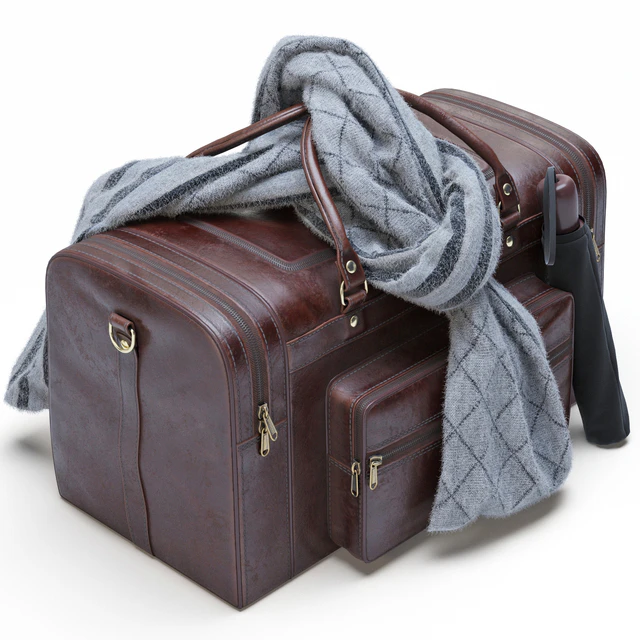 Leather Military Duffle Bag — Descargar