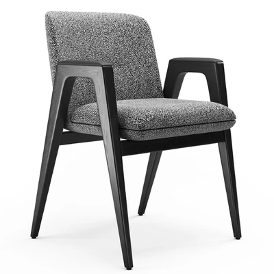 Armchair Minotti Lance Argento — View 1