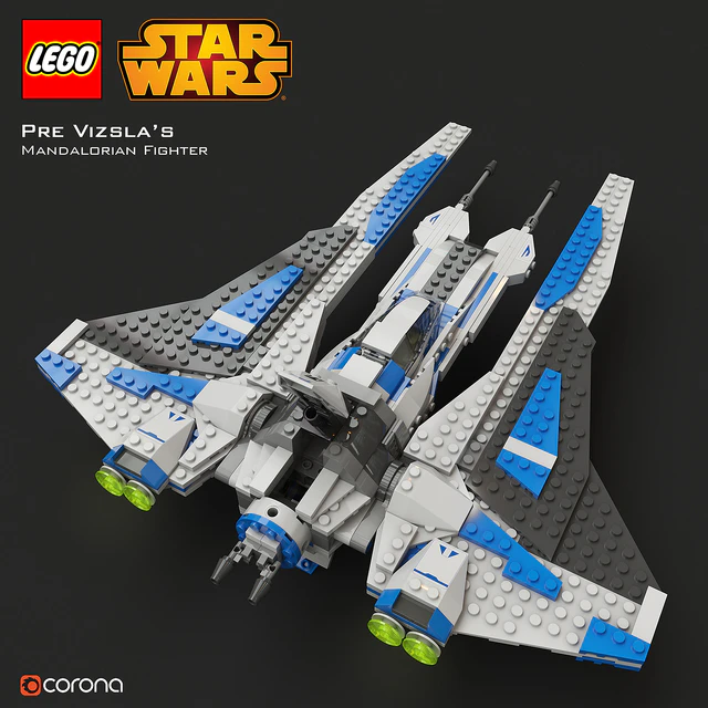 LEGO SW Pre Vizsla's Mandalorian Fighter — Скачать