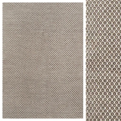 Wood Brown / Chiffon White Flat Weave Rug — Descargar