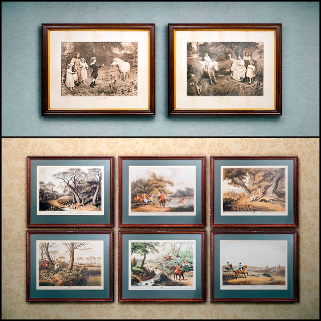 The picture in the frame: a collection of 44 etchings — Descargar