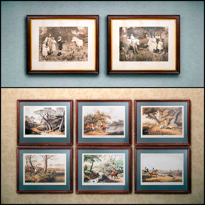 The picture in the frame: a collection of 44 etchings — Ver 1