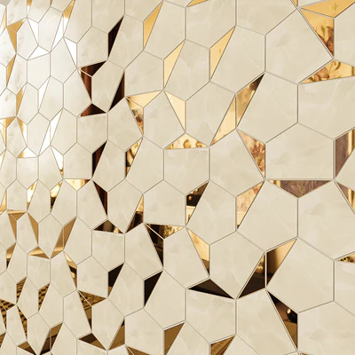 Mosaic / Porcelain stoneware / VALLELUNGA NOLITA Triangoli — Ver 3