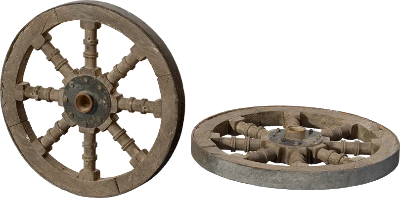 wooden wheel 005 — Скачать