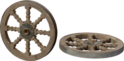 wooden wheel 005 — Скачать