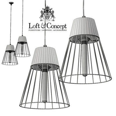 Подвесной светильник Cement Droplight Pendant Light cone — Вид 2