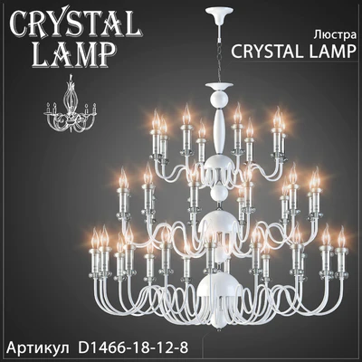 Chandelier Crystal Lamp D1466-18-12-8 — Descargar