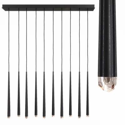 Restoration Hardware AQUITAINE LINEAR CHANDELIER 48 Black — Вид 1