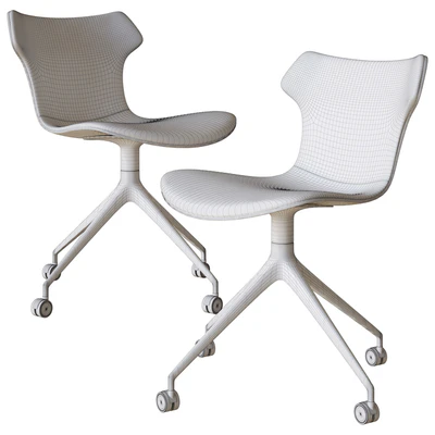 papilio shell office chair b&b italia — Ver 3
