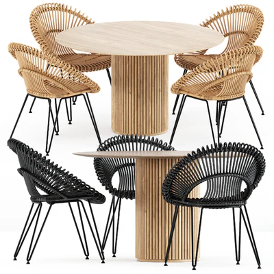 Roxy armchair by janusetcie and Palais Royal table by Asplund — Ver 1