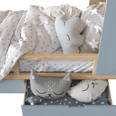 Mi-Mi crib with a rack from mimirooms.ru — Ver 5
