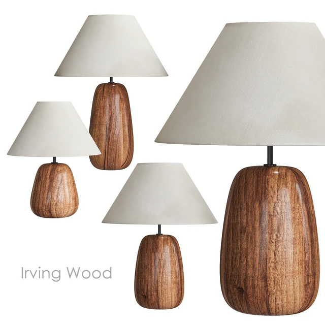 Irving Wood Table Lamp West Elm — Descargar