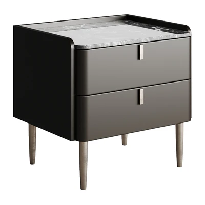 Light Luxury Marble Bedside GG41 — Вид 3