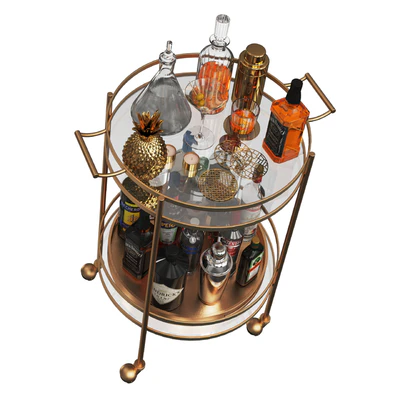 Mini Bar Beverage Table — Ver 4