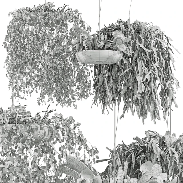 Indrid Decorative Plants Black Light By Lightmakers — Скачать