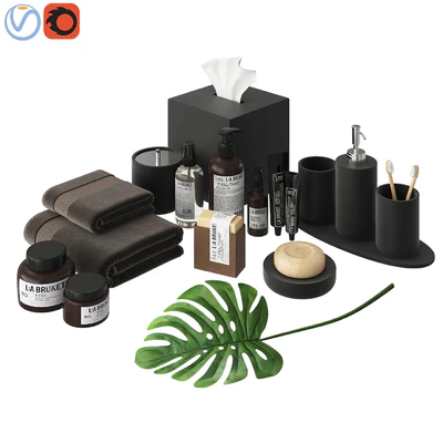 Modern Bathroom Accessories Black — Вид 1