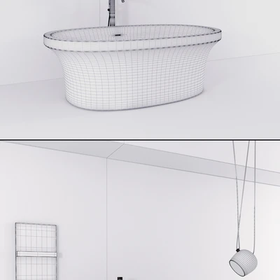 Bath collection Antonio Lupi (4 Bath) — Ver 2
