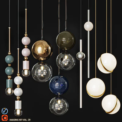 Set pendant lights — Ver 1