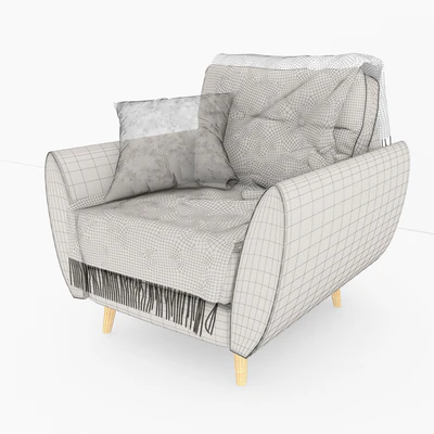 Armchair Zinc French Connection — Ver 2
