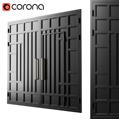 Gate black hi tech — Вид 1