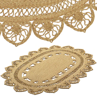 Safavieh Farideh Casual Oval Jute Rug — View 2