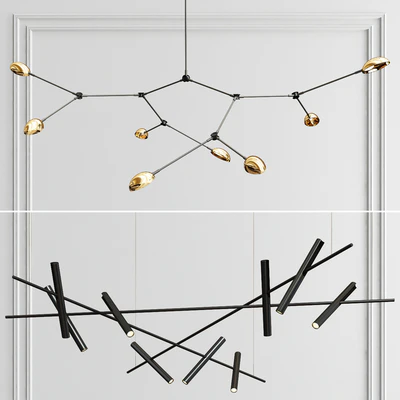 Brand Chandelier Collection - 3 type — Ver 2