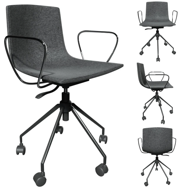 DASH | Office chair with armrests (modified) — Descargar