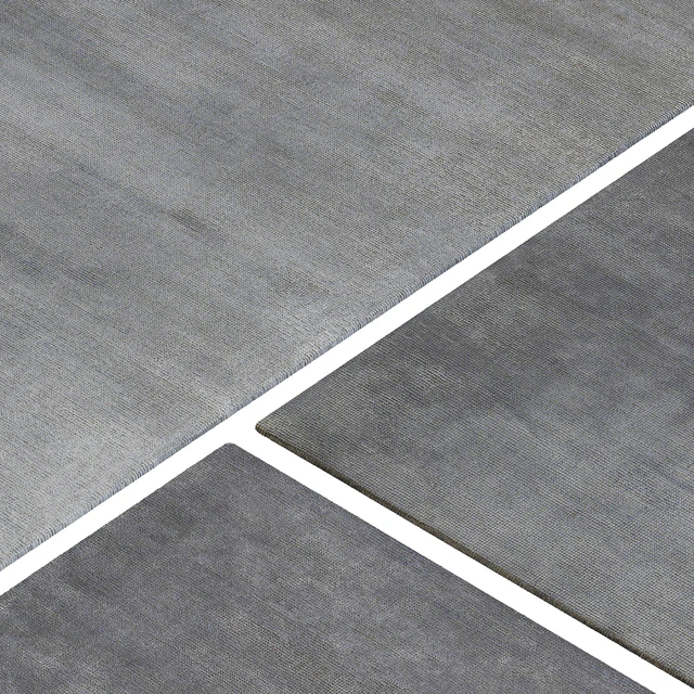 Carpet set 17 - Plain Gray Wool Rug / 6K — Descargar