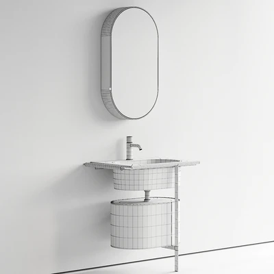 Ceramica Cielo Kyros Single Vanity Unit Set 2 — Вид 2