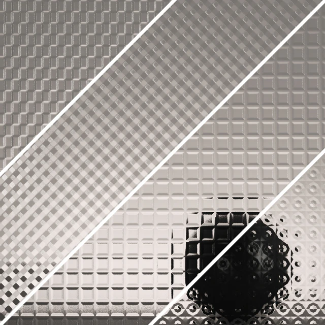 Fluted glass Set 04 — Descargar