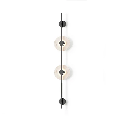 Alabaster Orb Vertical Wall Sconce — Вид 4
