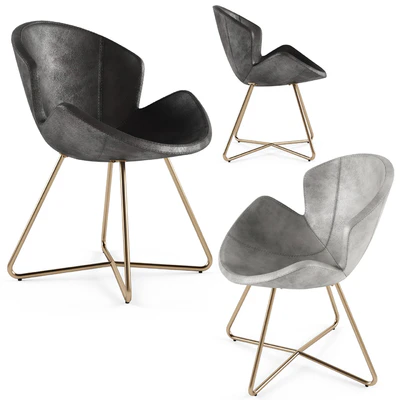 Arketipo VICTORIA Leather chair — Ver 1