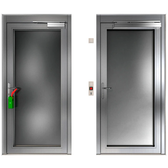 Metal swinging fire doors — Descargar