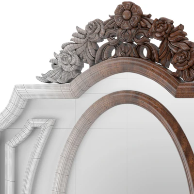 Carved mirror — Ver 3