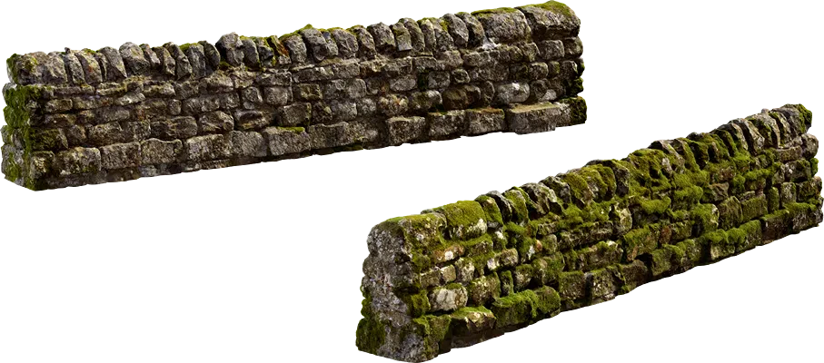 mossy stone wall 005 — Descargar