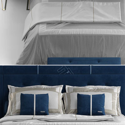 Кровать fendi pincio bed — Вид 3