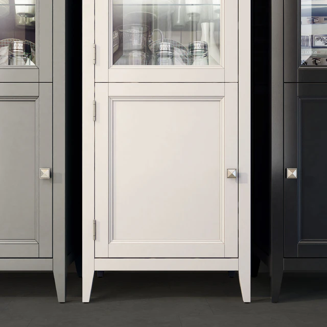 Шкаф книжный, витрина RFS Бруклин. Cabinet, bookcase by MebelMoscow — Скачать